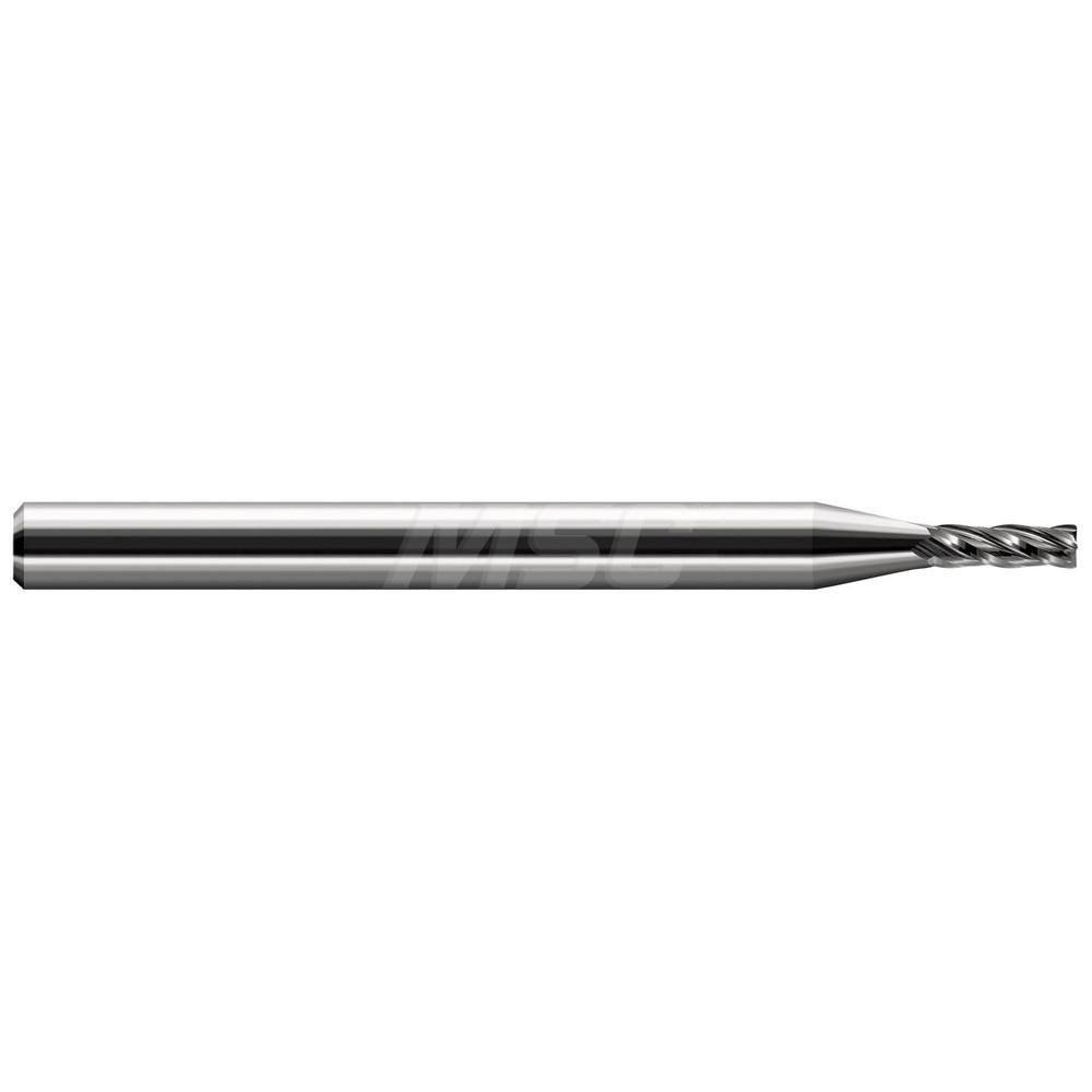 Corner Radius End Mill: 1/32