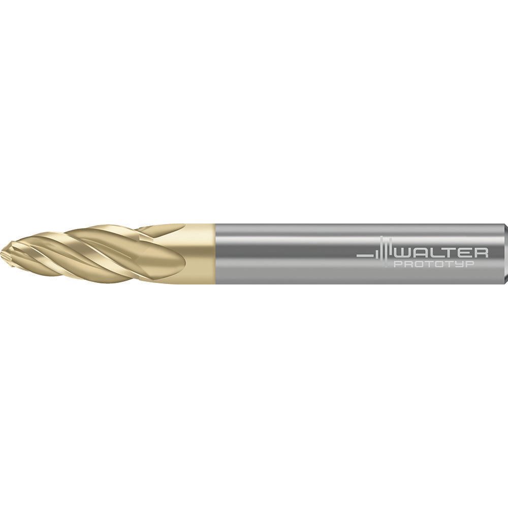 Barrel Cutter End Mills; End Type: Circle Segment Oval Form ; Material: Solid Carbide ; Taper Angle Per Side: 8.30 ; Small End Diameter (mm): 8.00 ; Shank Diameter (mm): 16.0000 ; Length of Cut (mm): 31.4200