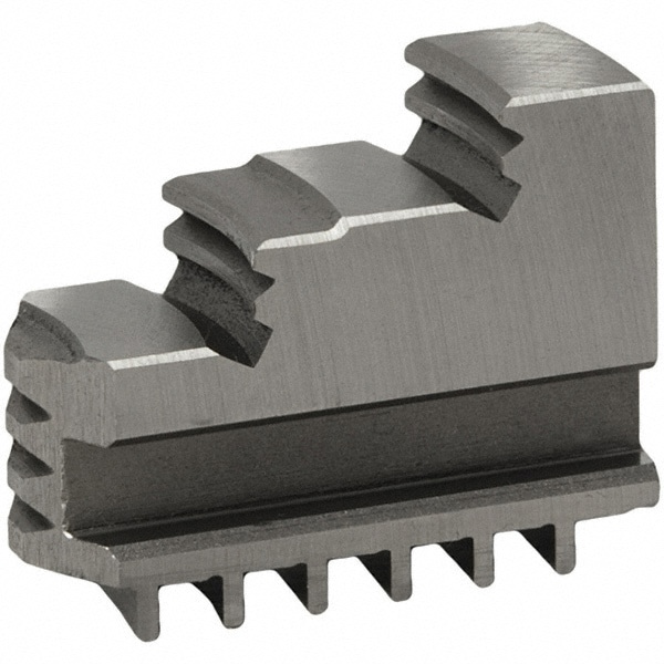 Hard Lathe Chuck Jaw: 3'' Max Chuck Dia, Hard Solid ID