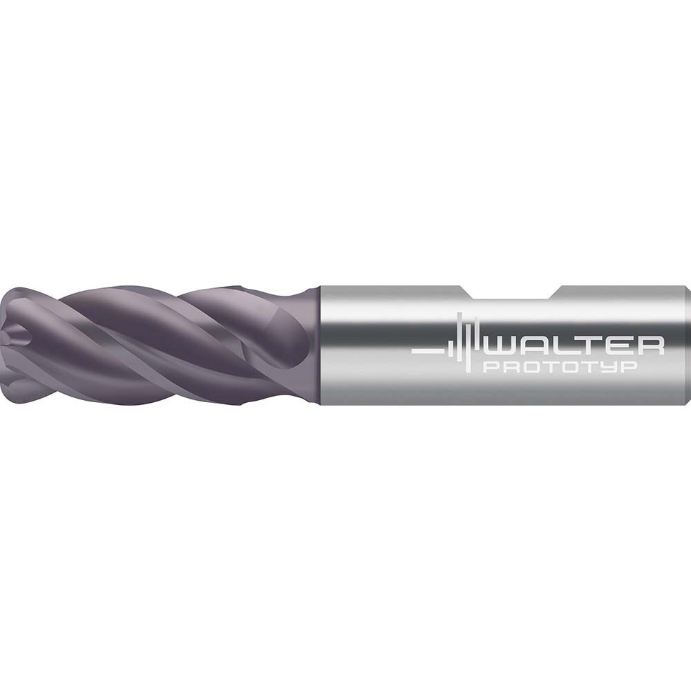 Corner Radius End Mill Head: 4 Flutes