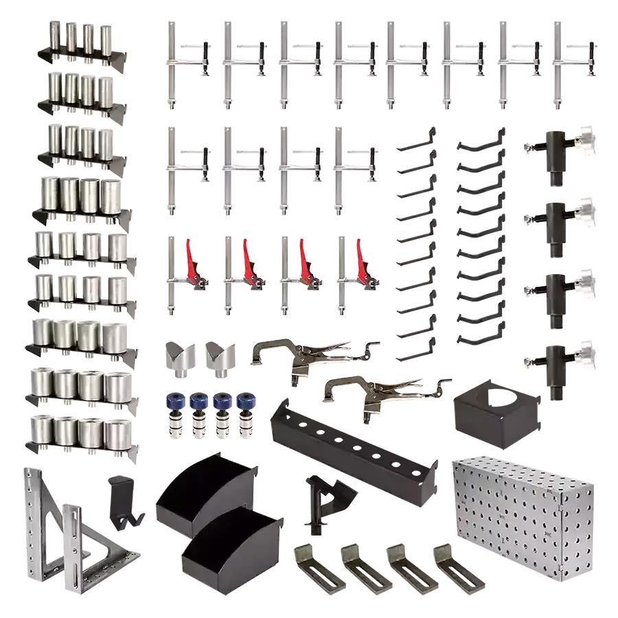 Welding Plate & Welding Positioner Accessories; Type: 95-Piece Fixturing Kit