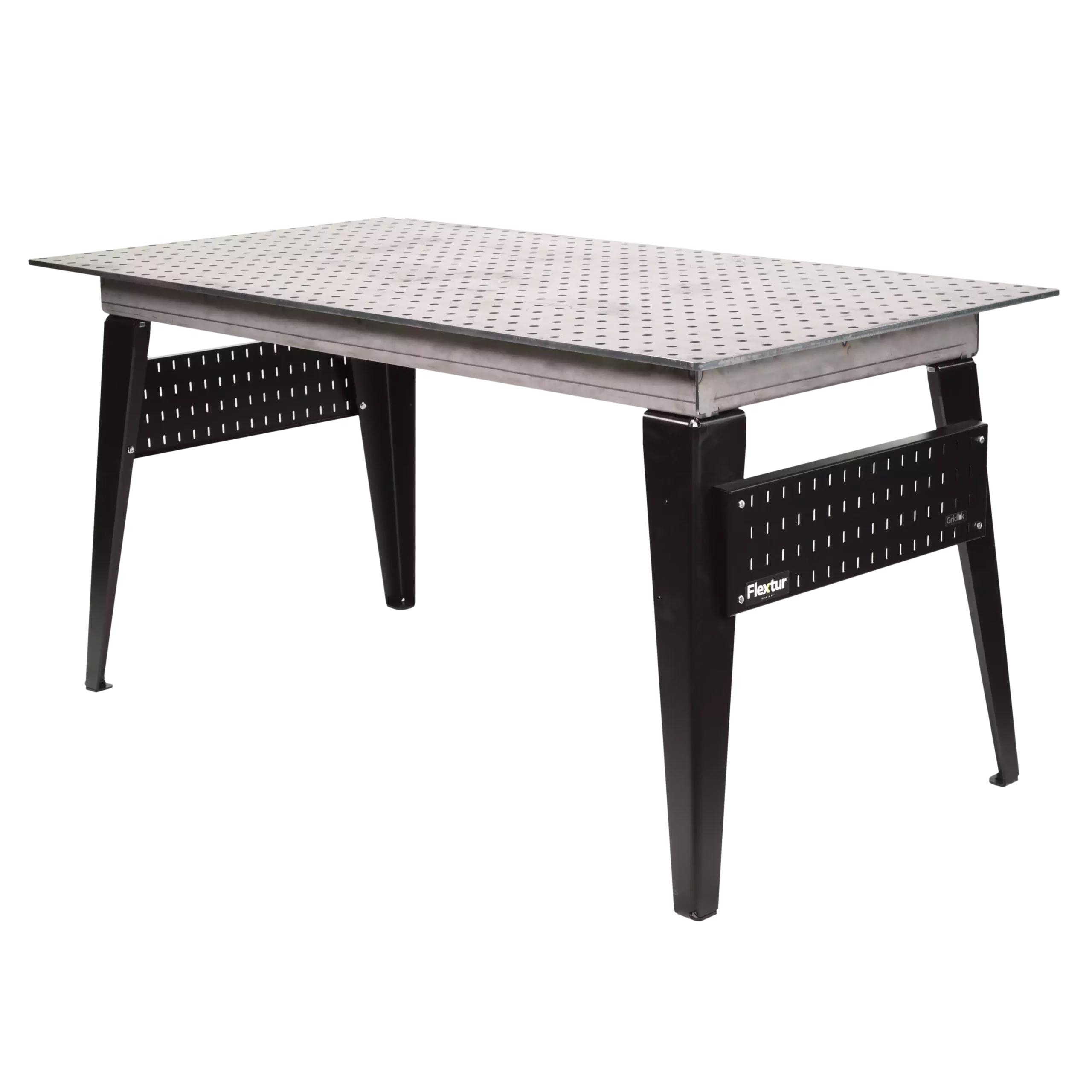 Welding Tables; Overall Width: 72 in ; Overall Length: 36 in ; Shape: Rectangle ; Maximum Load Capacity: 2000.00 ; Material: Steel ; Finish: Metal; Powder Coated