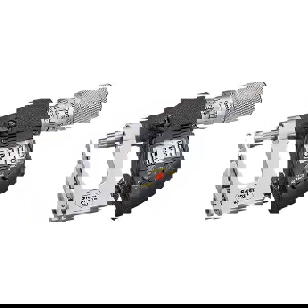 Electronic Multi-Anvil Micrometer with Round and Flat Anvil