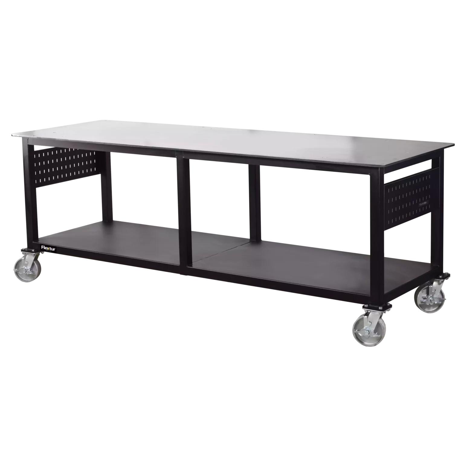 Mobile Work Benches; Type: Mobile Workbench ; Bench Type: Mobile Workbench ; Edge Type: Straight ; Depth (Inch): 96 ; Leg Style: Fixed ; Load Capacity (Lb. - 3 Decimals): 2000.000