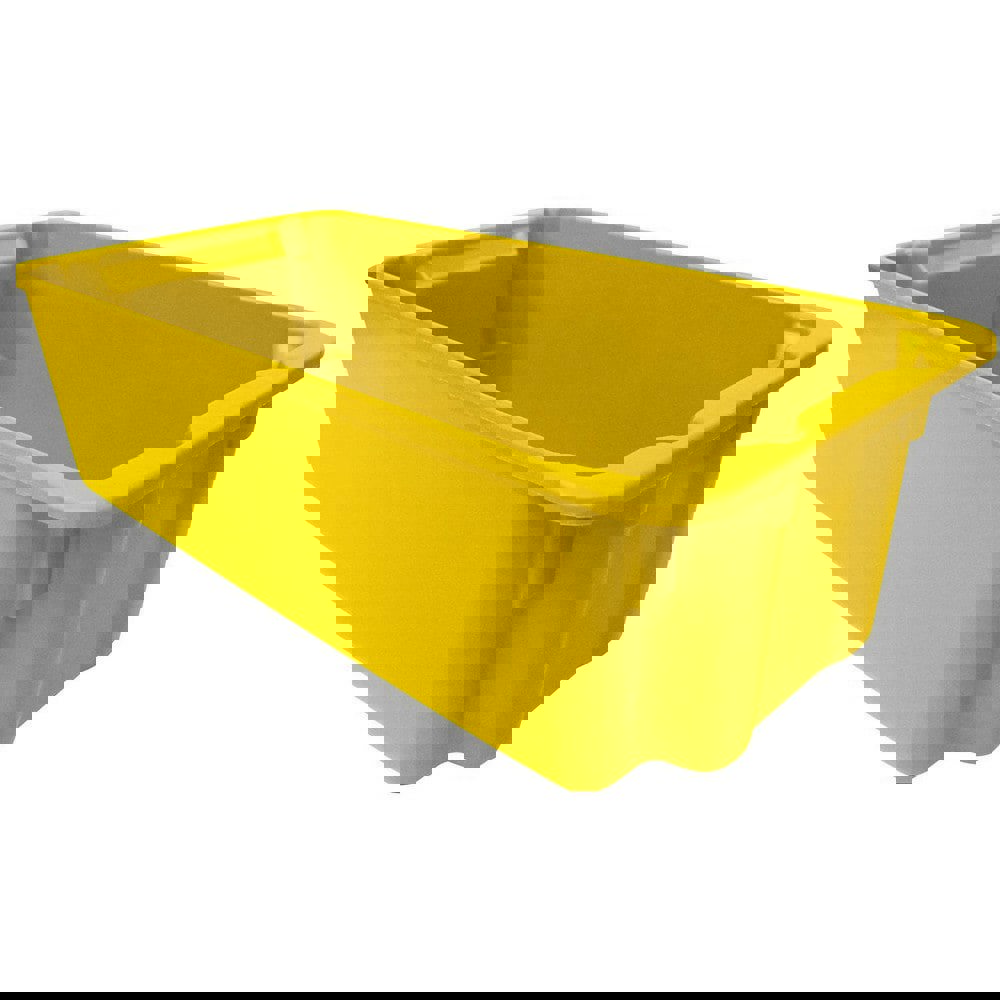 Totes & Storage Containers; Container Type: Stack & Nest ; Overall Height: 6.875 ; Overall Width: 11 ; Overall Length: 24.13 ; Load Capacity: 150 lb ; Lid Included: No