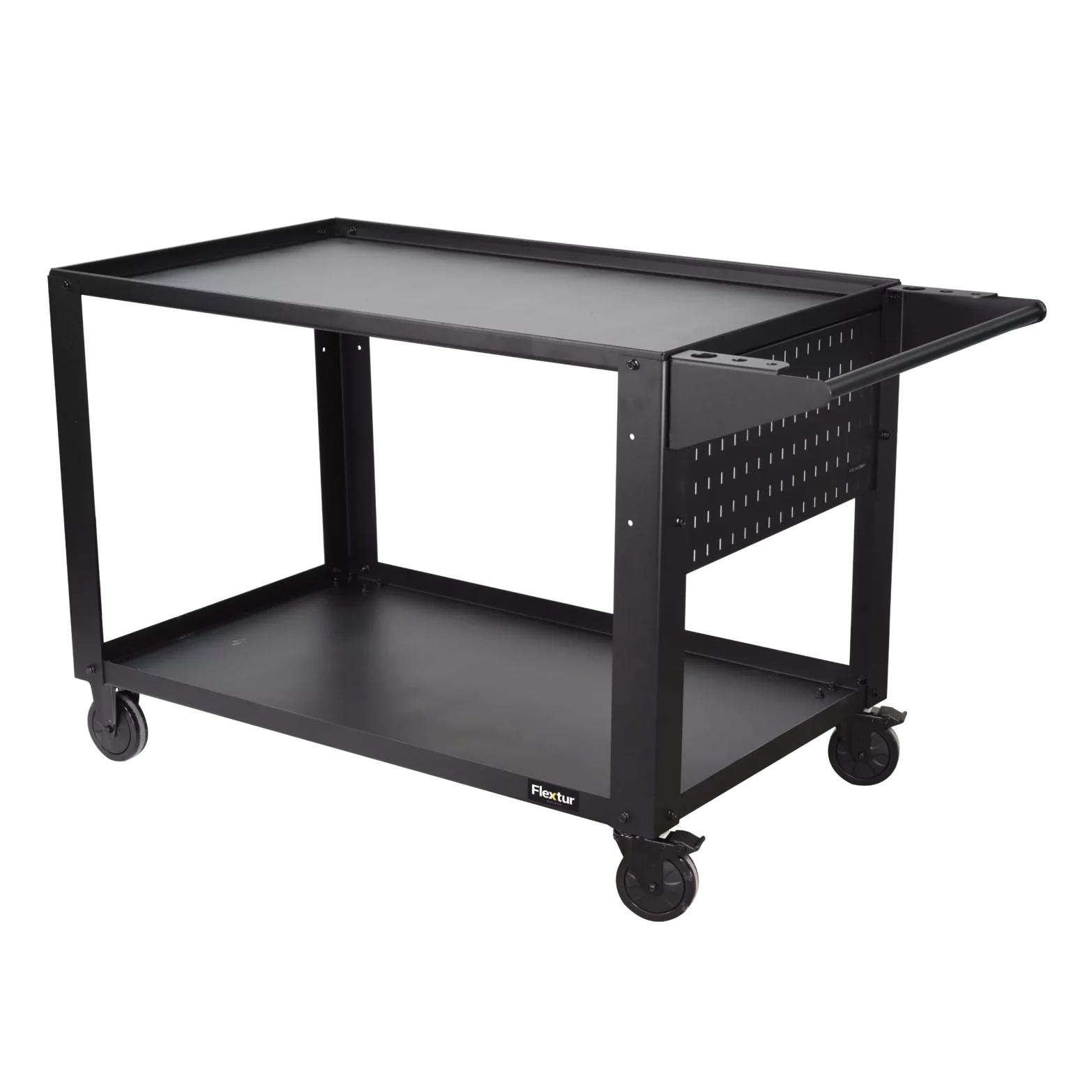 Mobile Work Benches; Type: Utility Cart ; Bench Type: Utility Cart ; Edge Type: Radius ; Depth (Inch): 48 ; Leg Style: Fixed ; Load Capacity (Lb. - 3 Decimals): 1000.000