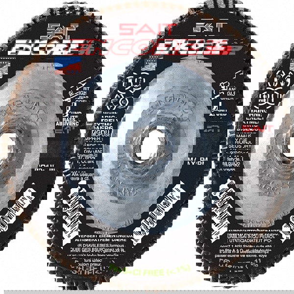 Flap Disc: 5/8-11 Hole, 40 Grit, Zirconi