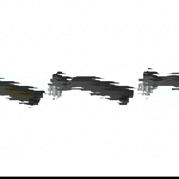 Welder Brush, 3 Rows, 7 Columns, Stainless Steel