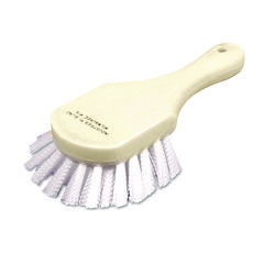 7920000610038, SKILCRAFT All-Purpose Scrub Brush, White Nylon Bristles, 3