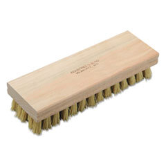 7920002407174, SKILCRAFT Hand Scrub Brush, White or Gold Polypropylene Bristles, 8