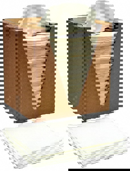 TOWEL, MACHINERY WIPING, MEDIUM DUTY, WHITE, 12