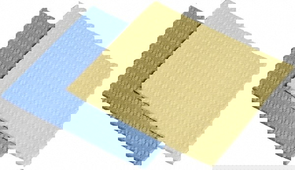 SPONGE, CELLULOSE, FINE-TEXTURED, UNCOMPRESSED, BLUE AND YELLOW, 7-1/4