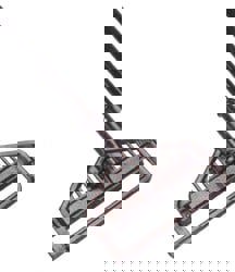 HANDLE, WET MOP, METAL, SCREW TYPE, 15/16