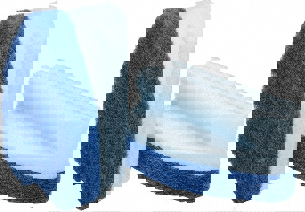 SCRUBBER, TUB/SHOWER, NON-SCRATCH, LIGHT BLUE