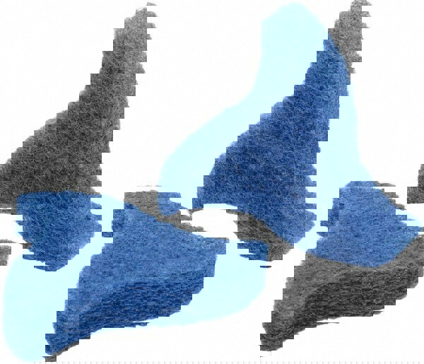 SCRUBBER, KITCHEN/BATH, NON-SCRATCH, DARK BLUE