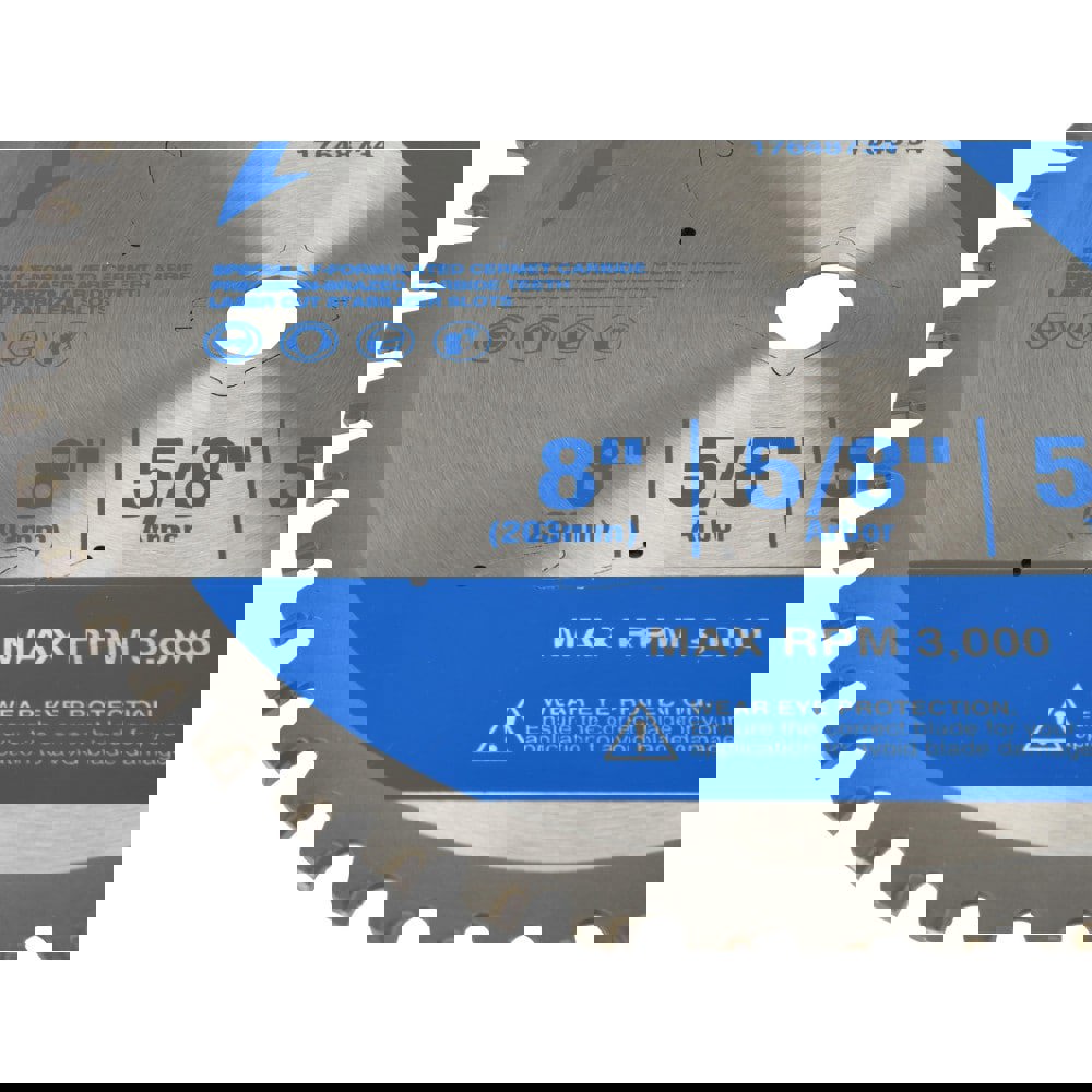 Wet & Dry Cut Saw Blade: 8