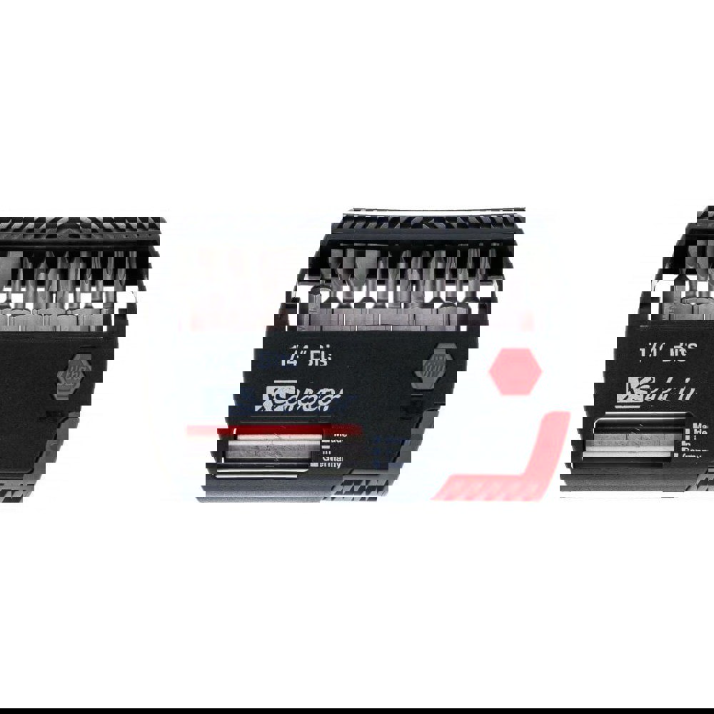 Screwdriver Insert Bit Set: Phillips Slotted & Torx