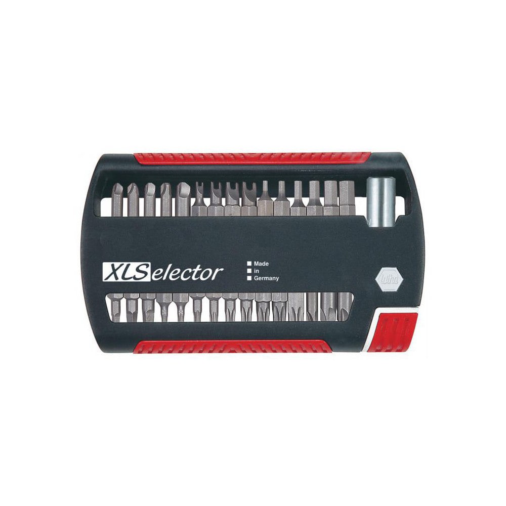 Screwdriver Insert Bit Set: Hex Phillips, Slotted, Spanner, Square Torx & Tri-Wing