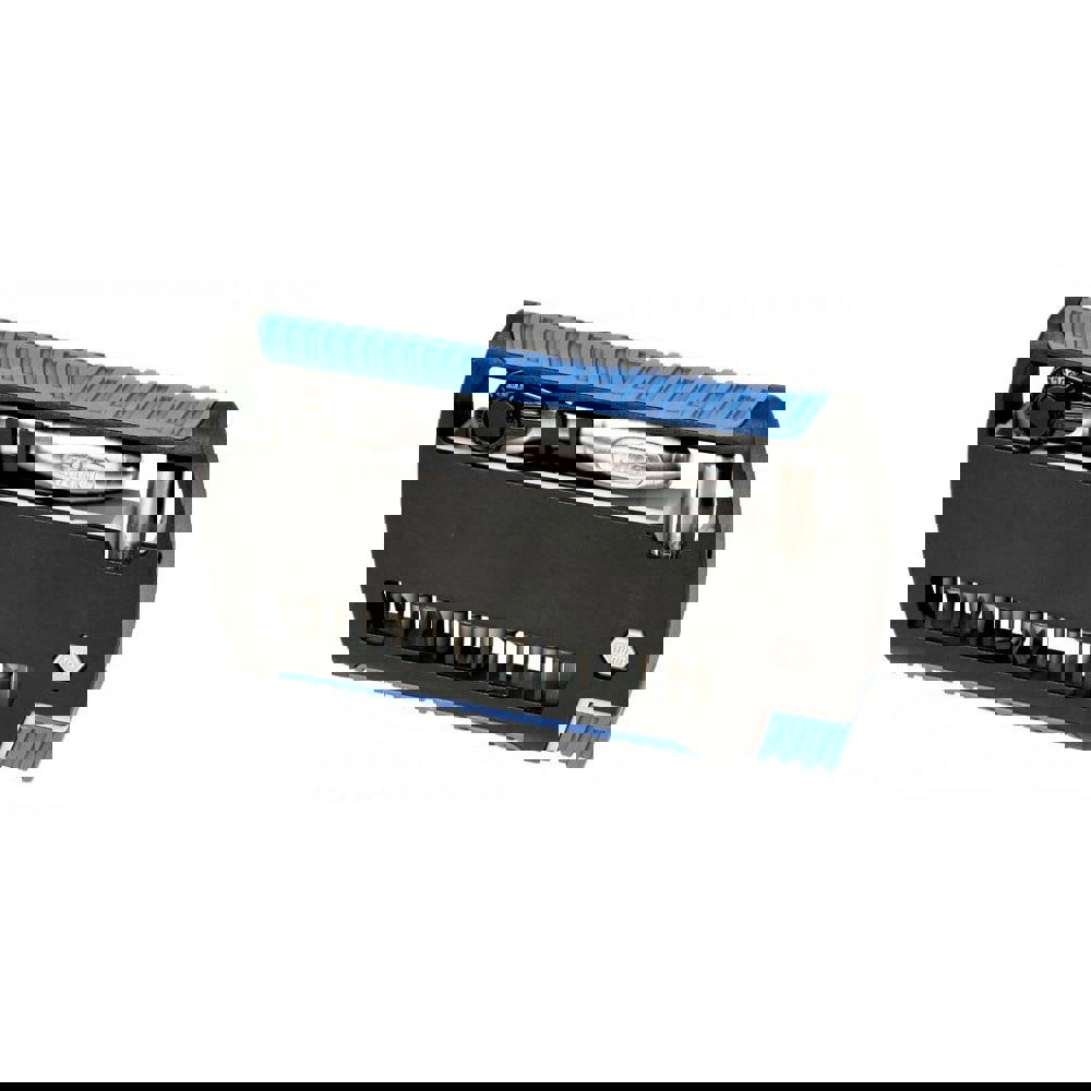 Screwdriver Insert Bit Set: Hex Phillips, Slotted & Square