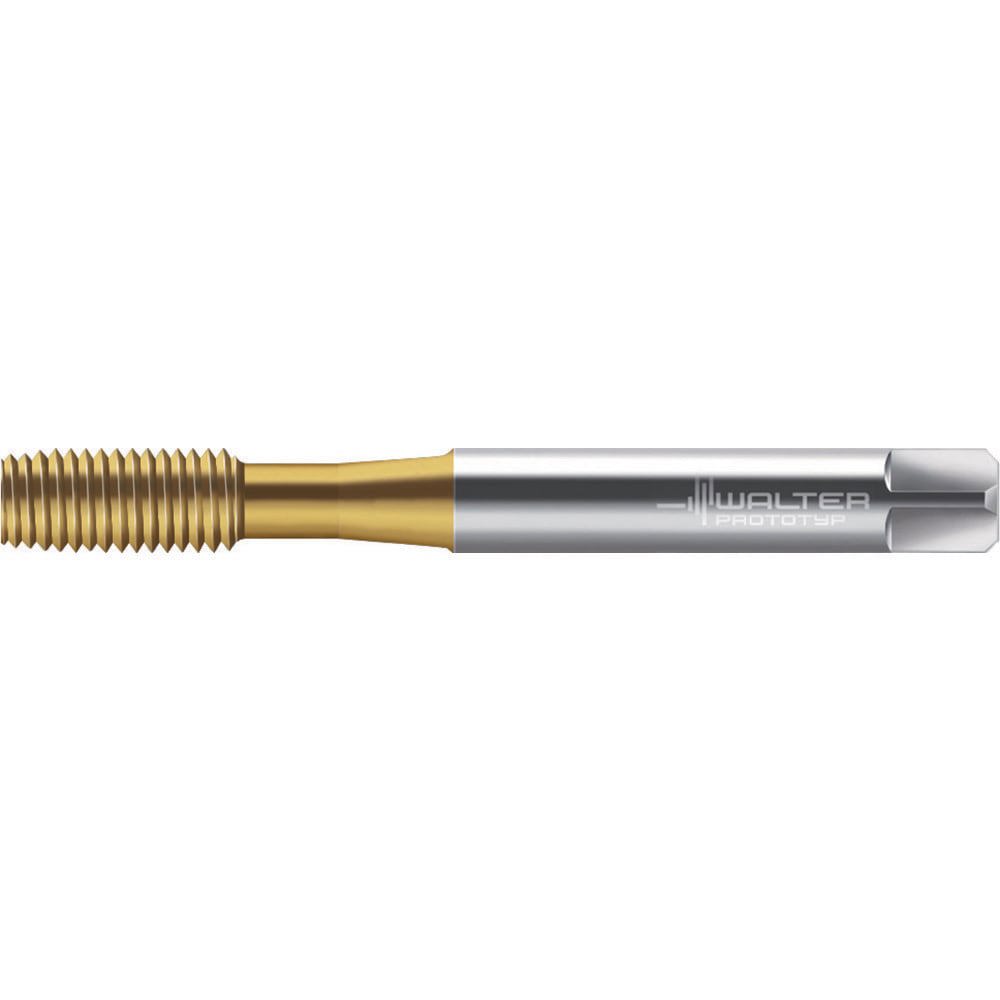 Thread Forming Taps; Thread Size (mm): M6x1 ; Thread Standard: Metric ; Chamfer: Bottoming ; Chamfered Threads: 1.5-2P ; Material: High-Speed Steel-E-PM ; Coating/Finish: TIN