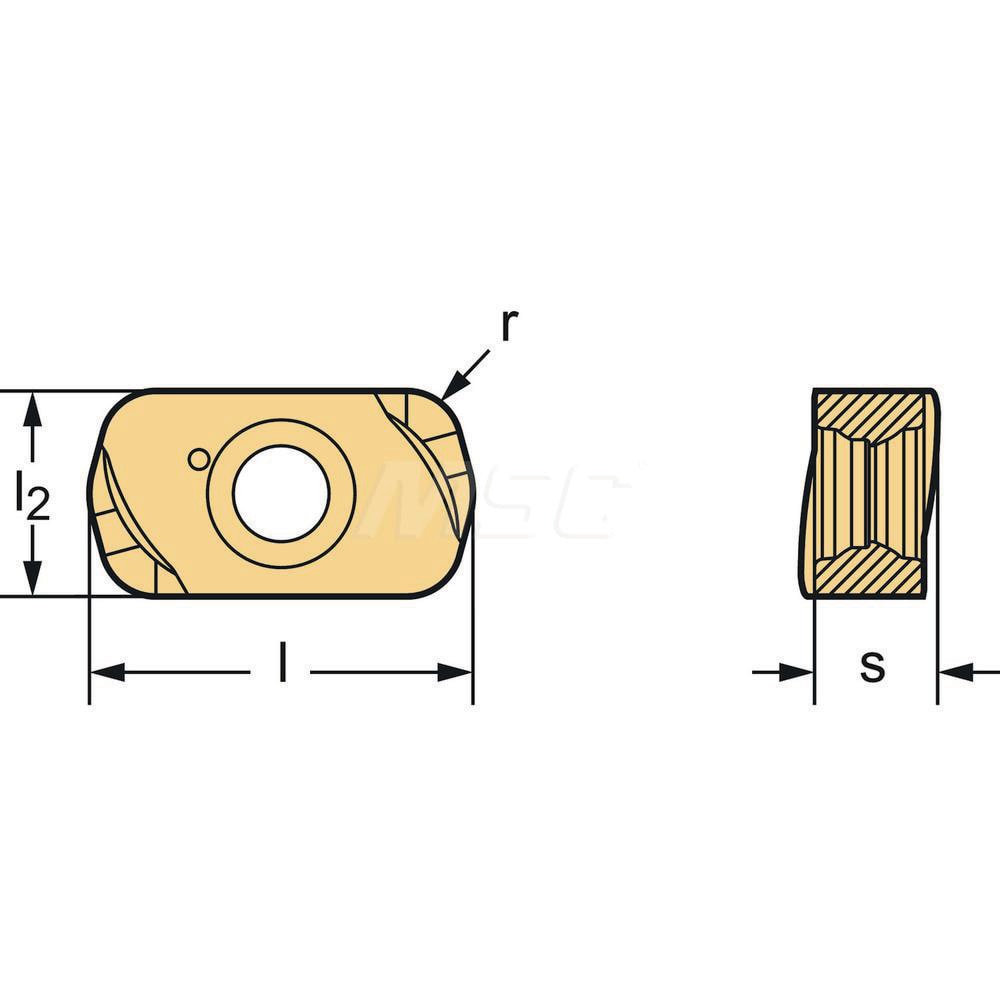 Milling Insert: WHH15X, Solid Carbide