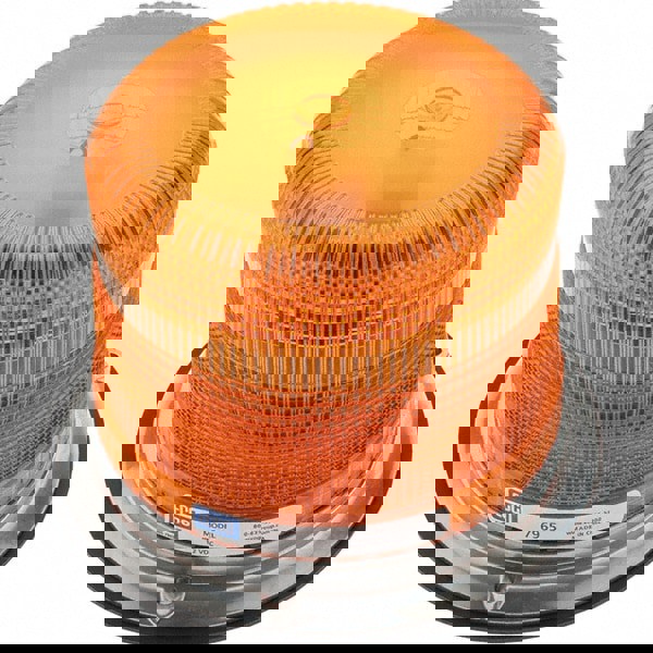 Strobe Light: Amber, Pipe & Surface Mount, 12V