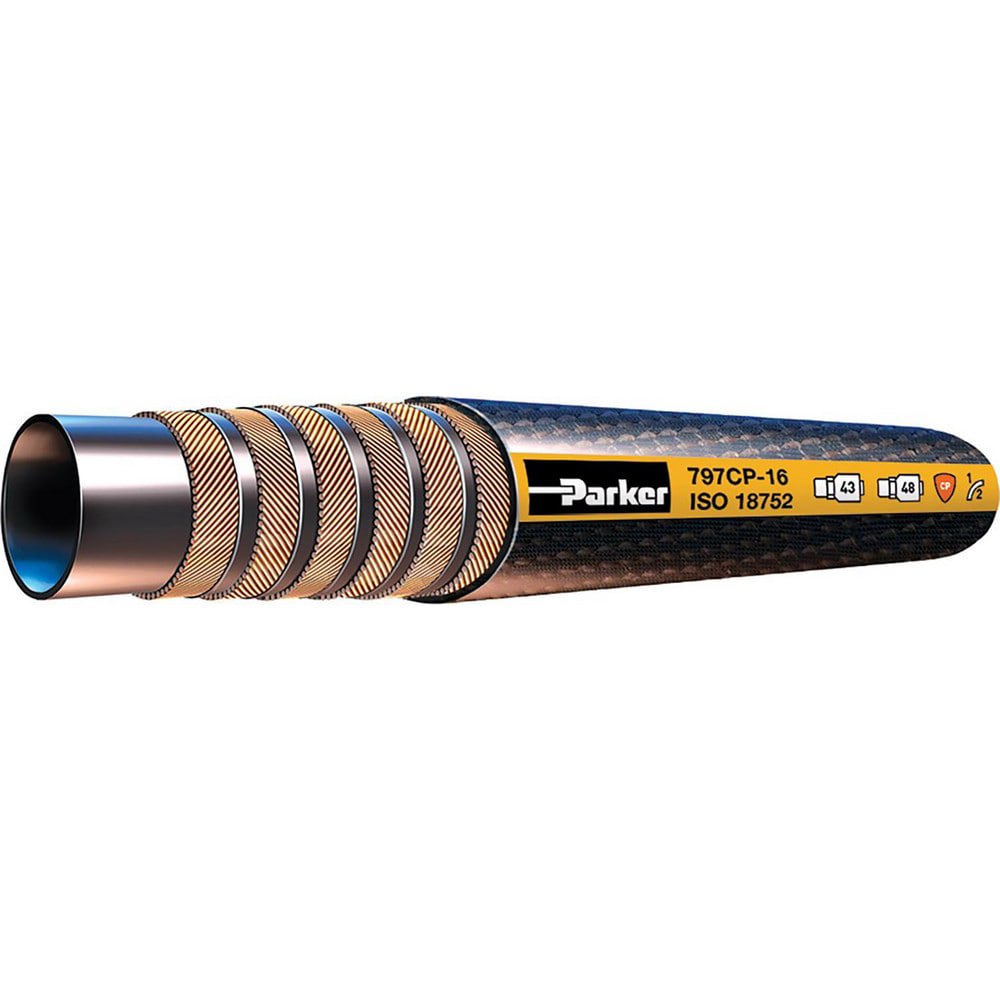 Hydraulic Hose; Inside Diameter (Inch): 3/4 ; Hose Length (Feet): 50.00 ; Maximum Working Pressure: 6000.000psi ; Maximum Working Pressure (Psi - 3 Decimals): 6000.000 ; Bend Radius (mm): 135 ; Connection Type: None