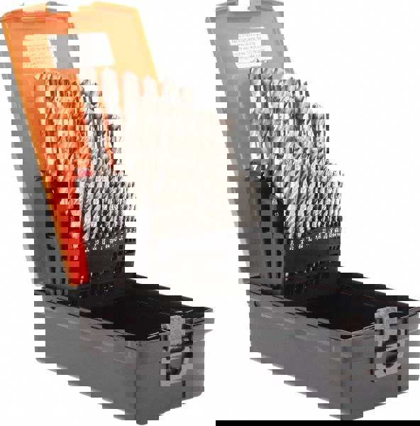 Drill Bit Set: Jobber Length Drill Bits, 118 °, High Speed Steel