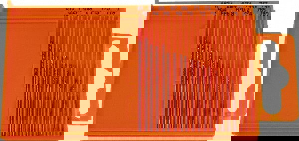 Drill Bit Set: Jobber Length Drill Bits, 20 Pc, 118 °, High Speed Steel