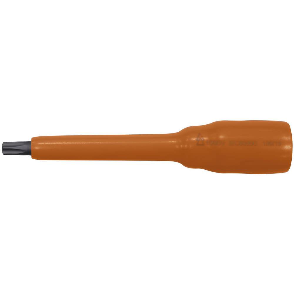 Hand Hex & Torx Bit Sockets; Socket Type: Torx Bit ; Torx Size: TT45 ; Bit Length (mm): 120.00 ; Insulated: Yes ; Tether Style: Tether Capable ; Material: Chromium-Vanadium Steel