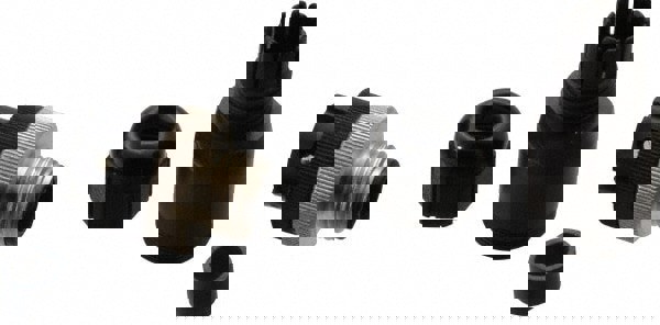 4 Amp, Male Straight Field Attachable Connector Sensor and Receptacle