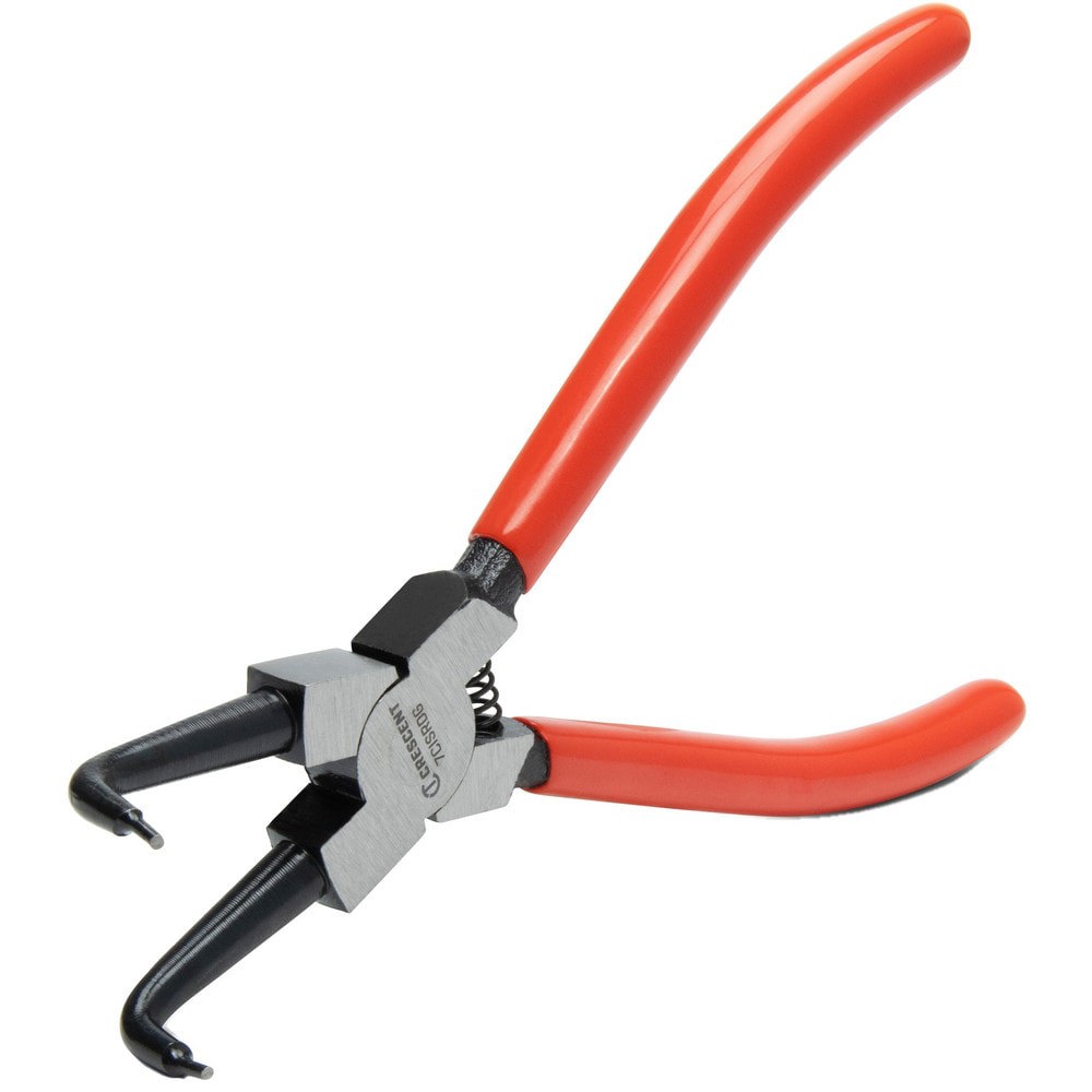 Retaining Ring Pliers; Tool Type: Internal Ring Pliers ; Type: Internal ; Tip Angle: 90.00 ; Tip Diameter (Decimal Inch): 0.071 ; Ring Diameter Range (Inch): 0.39 to 0.98 (Internal) ; Overall Length (Decimal Inch): 7.0000