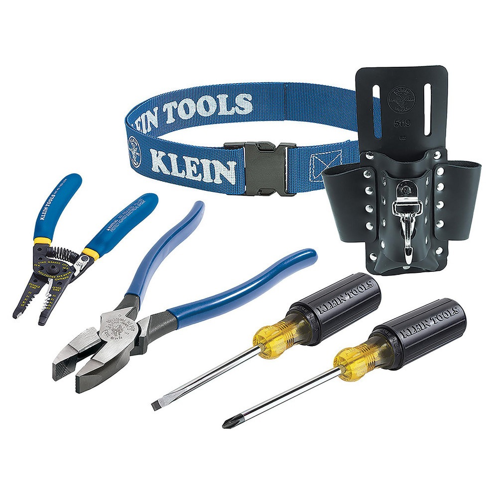 Combination Hand Tool Set: 6 Pc, Electrician's Tool Set