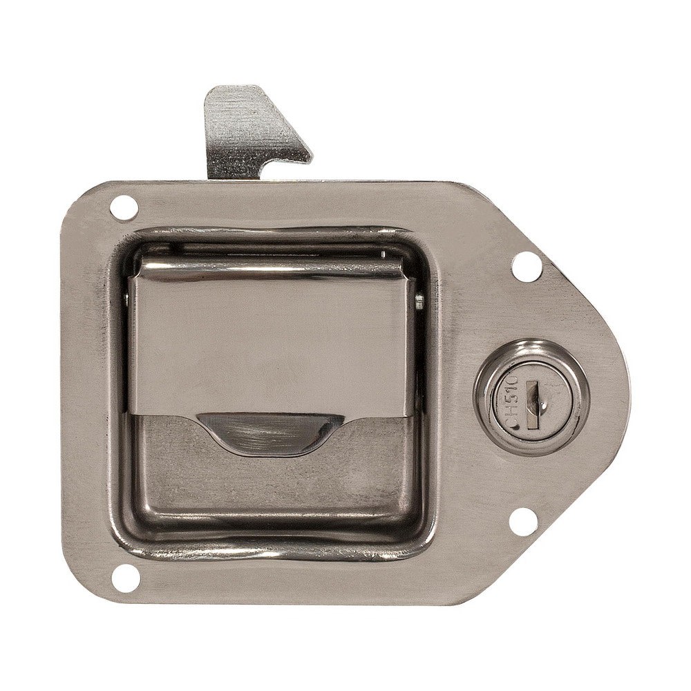 Latches; Latch Type: Paddle Latch ; Material: Stainless Steel ; Width (Inch): 3-1/4 ; Height (Inch): 4.38 ; Height (mm): 111.252 ; Overall Length (mm): 77.72