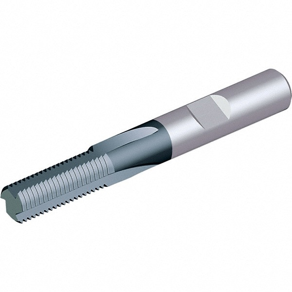 Straight Flute Thread Mill: Internal, 3 Flutes, 3/16
