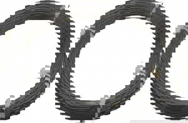 8 Gage, 0.02 Inch Diameter x 234 Ft. Long, High Carbon Steel, Tempered Music Wire Coil