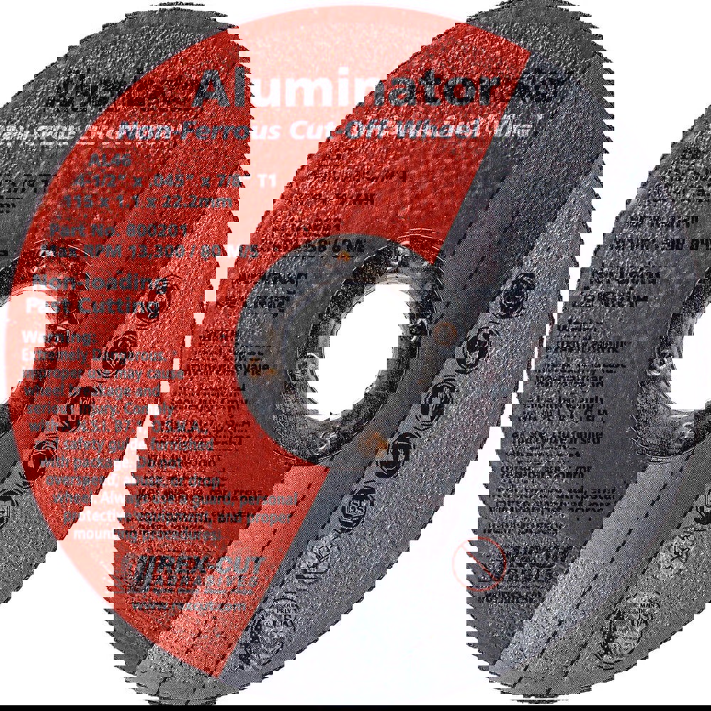 Cutoff Wheels; Wheel Diameter (Inch): 4-