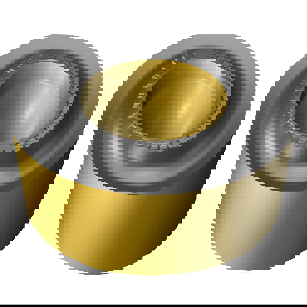 Turning Insert: RCMT 09 T3 00-SM S205, Carbide
