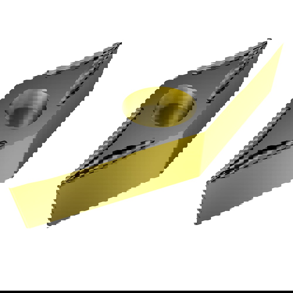 Turning Insert: VBGT332-UM S205, Solid Carbide