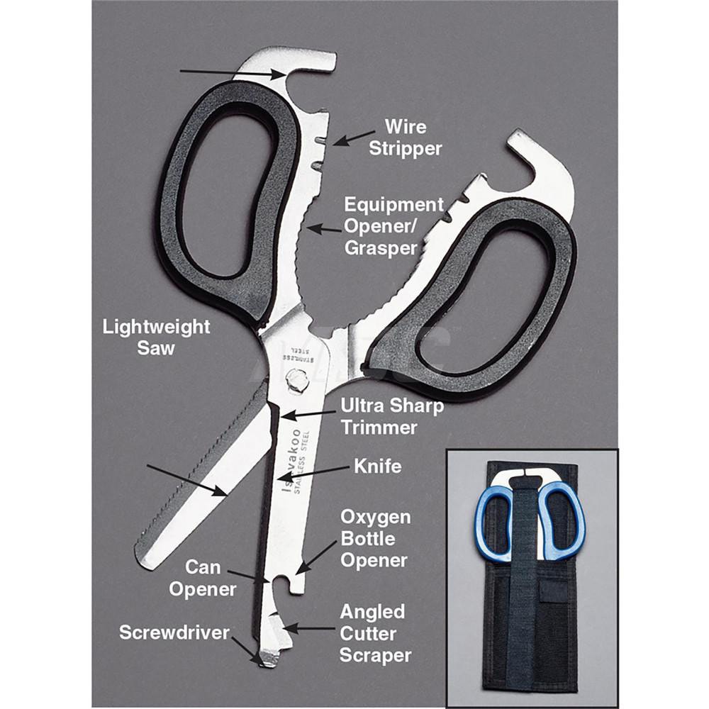Scissors, Forceps & Tweezers; Product Type: Scissor ; Overall Length: 7.25 ; Tip Shape: Blunt ; Blade Style: Straight; Curved ; Disposable: No