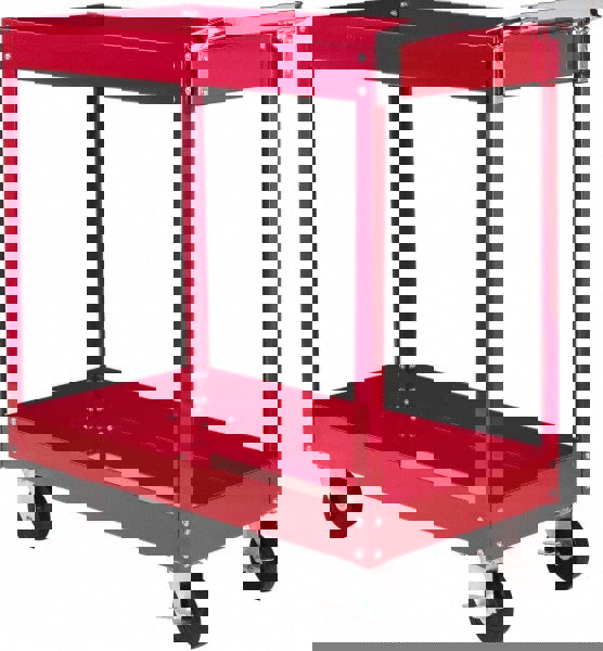 Service Utility Cart: Steel, Red