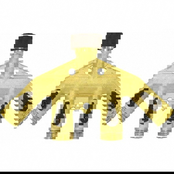 Garden Hose Shut-Off Valve: Female & Male, 3/4