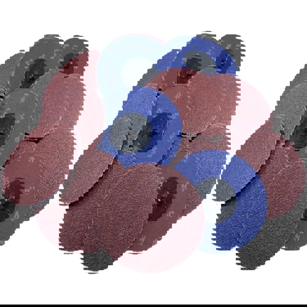 Quick Change Discs; Disc Diameter: 3 ; Abrasive Type: Coated ; Abrasive Material: Aluminum Oxide ; Grit: 50 ; Quick Change Compatibility: Type R ; Attaching System: Type R