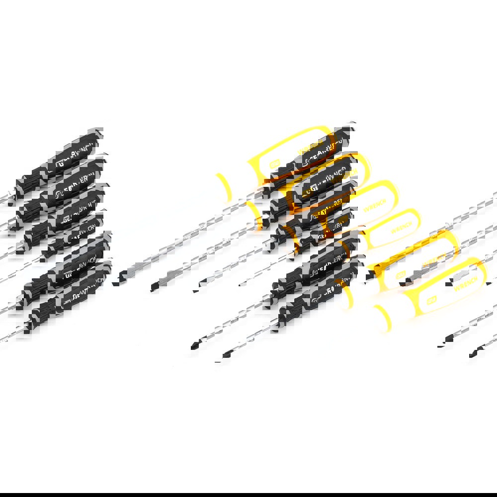 Screwdriver Set: 6 Pc, Phillips & Slotted