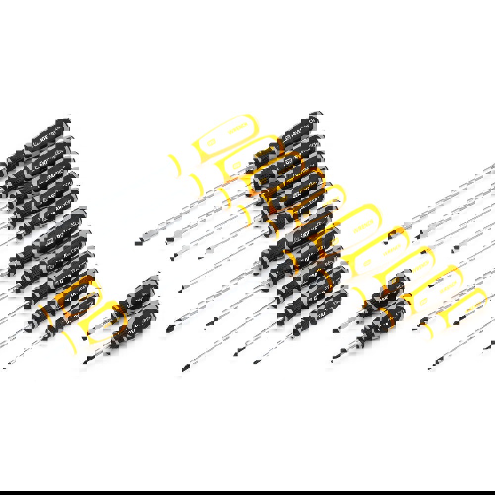 Screwdriver Set: 12 Pc, Phillips & Slotted