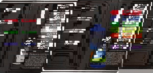 Assorted Colors, Low Odor 4 Fine Point, 8 Chisel Tip Dry Erase Markers