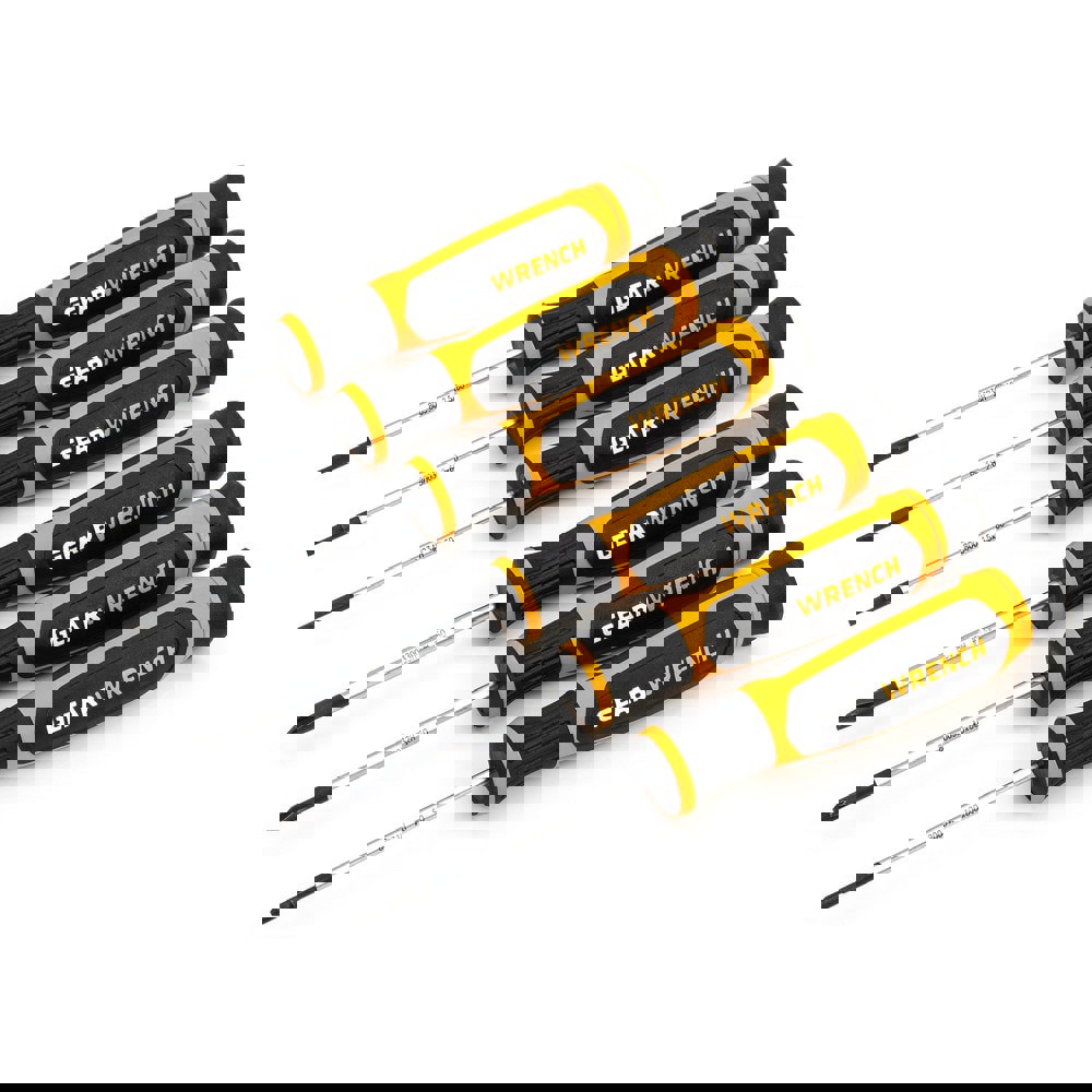 Screwdriver Set: 6 Pc, Phillips & Slotted