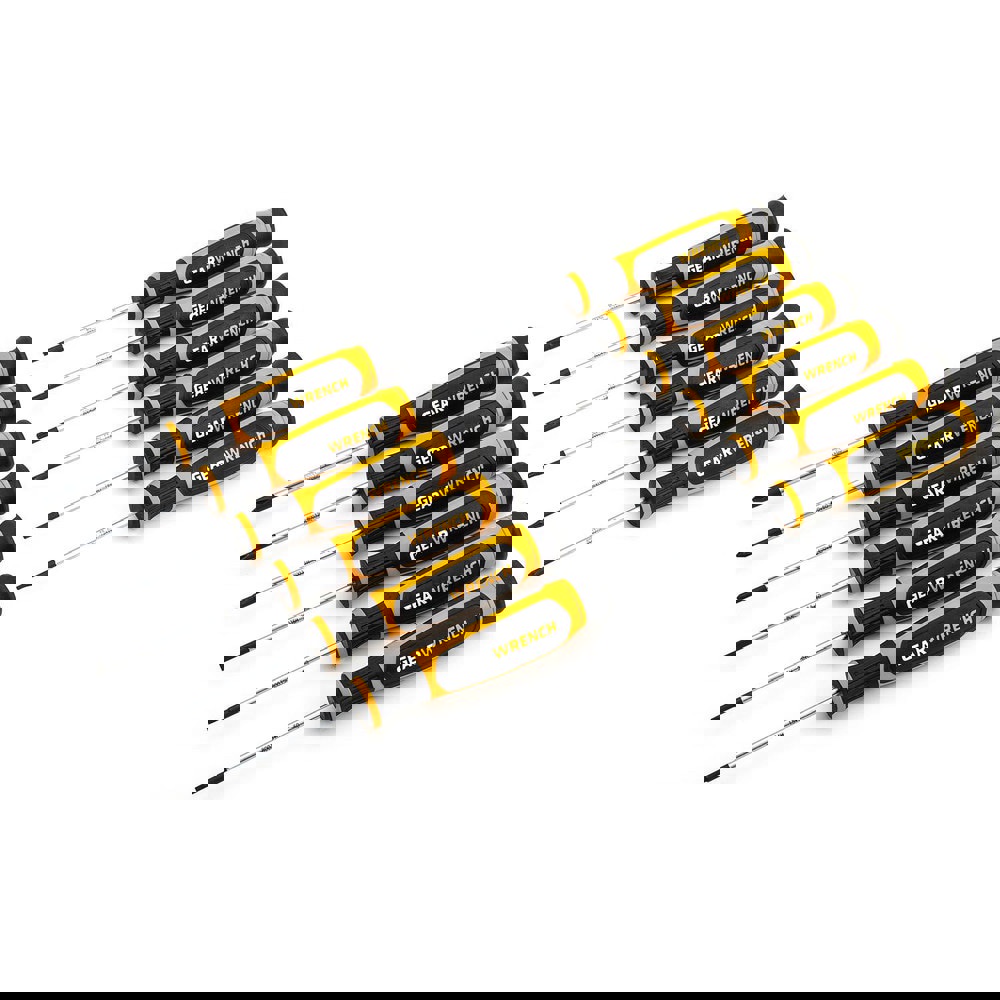 Screwdriver Sets; Screwdriver Types Included: Phillips, Slotted, Torx ; Container Type: Tray ; Tether Style: Not Tether Capable ; Finish: Black Oxide ; Number Of Pieces: 12 ; Insulated: No