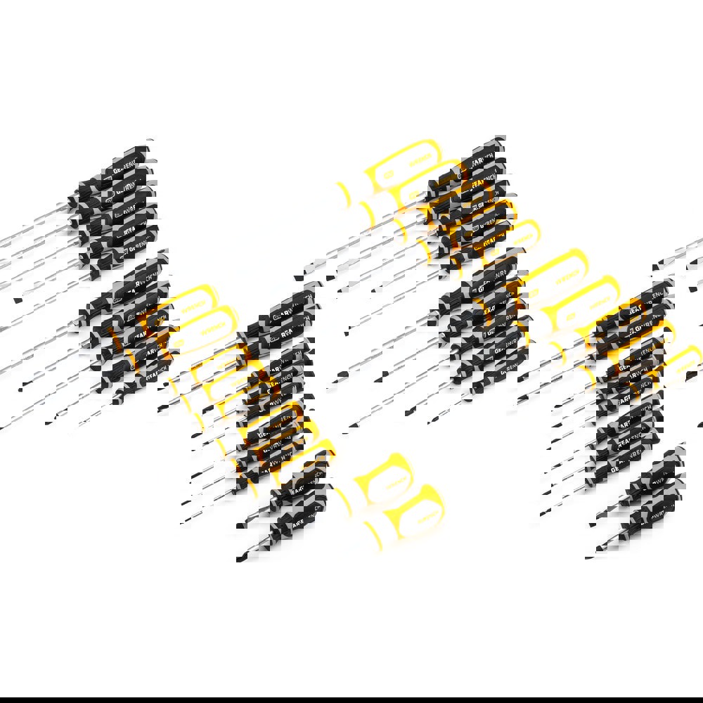 Screwdriver Sets; Screwdriver Types Included: Phillips, Slotted, Torx ; Container Type: None ; Number Of Pieces: 20 ; Insulated: No