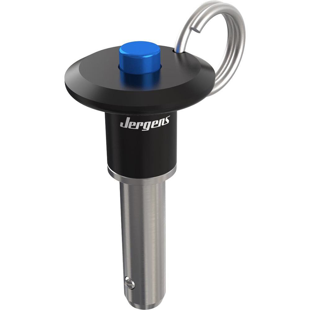 Ball Grip Quick-Release Pin: Button Handle, 7/8